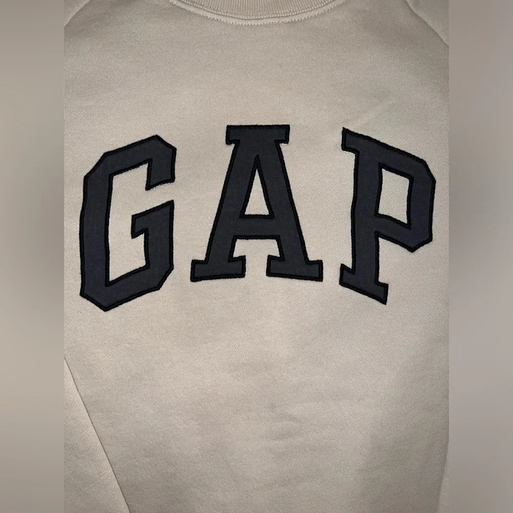 GAP Moonstone Beige Vintage Soft Raglan Sweatshirt - Picture 8 of 14